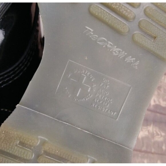 Dr. Martens Pascal Stud AirWair Boots Black Patent Leather Women's Size 6 AW006 - Picture 7 of 8